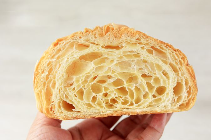 Close Up Croissant Texture
