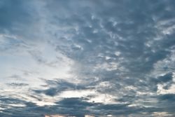 Background Dramatic dark sky with sun rays