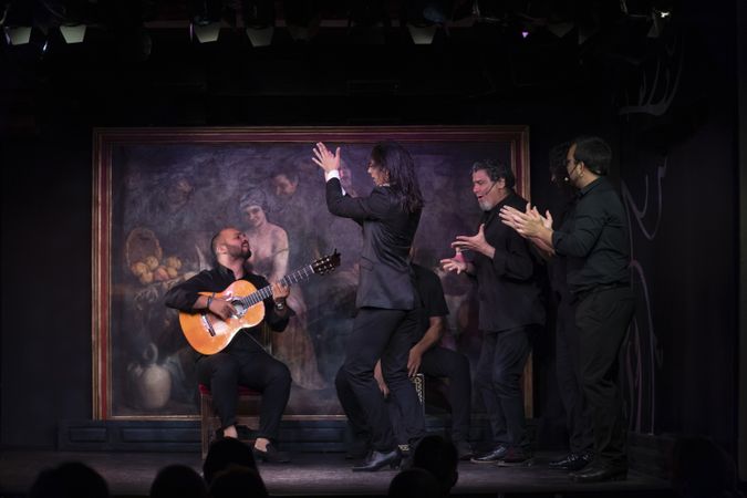 Flamenco performance on stage