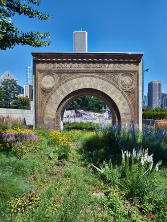 The Union Stockyards Gate in Chicago Illinois
