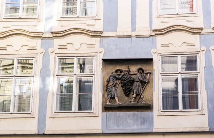 Decooration of the building in Old Prague