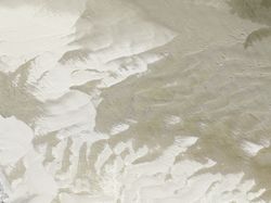 Desolate Coastal Terrain Captured from Above