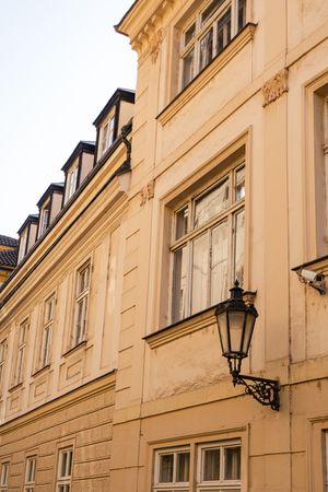 Decooration of the building in Old Prague