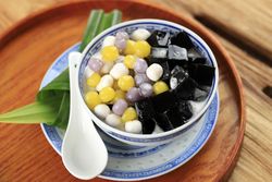 Top view of cincau hitam