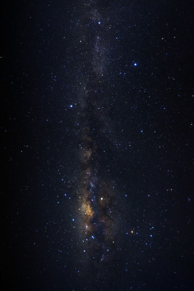 Milky way galaxy with stars and space dust in the universe
