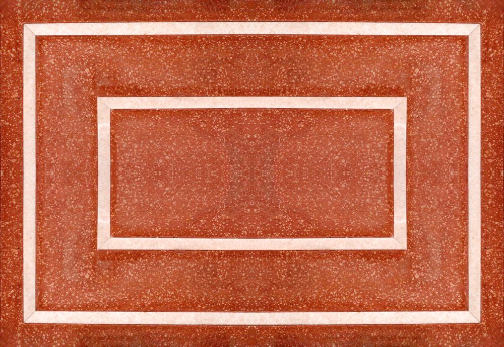 Rectangle detail on mosque facade