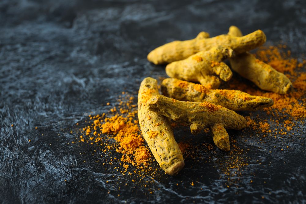 Fragrant seasoning - turmeric, one of the main ingredients in Indian curry