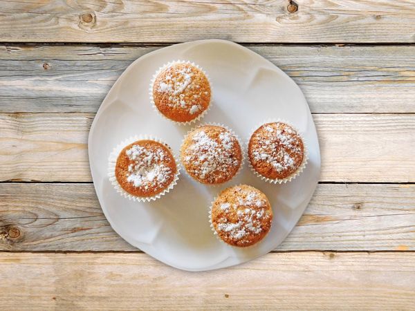 Sweets On The Wooden Background