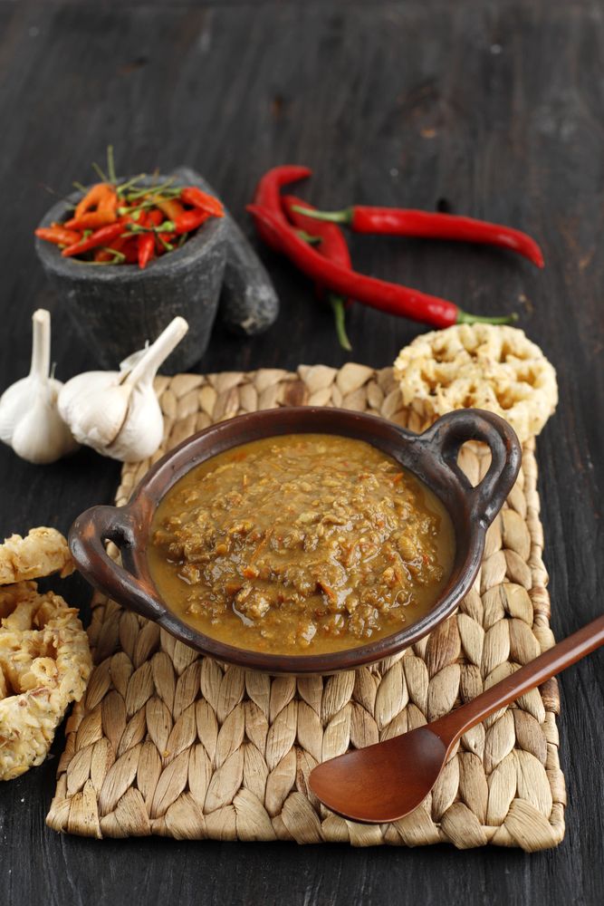 Sambal Tumpang is Tempe in Spicy Coconut Chili Paste