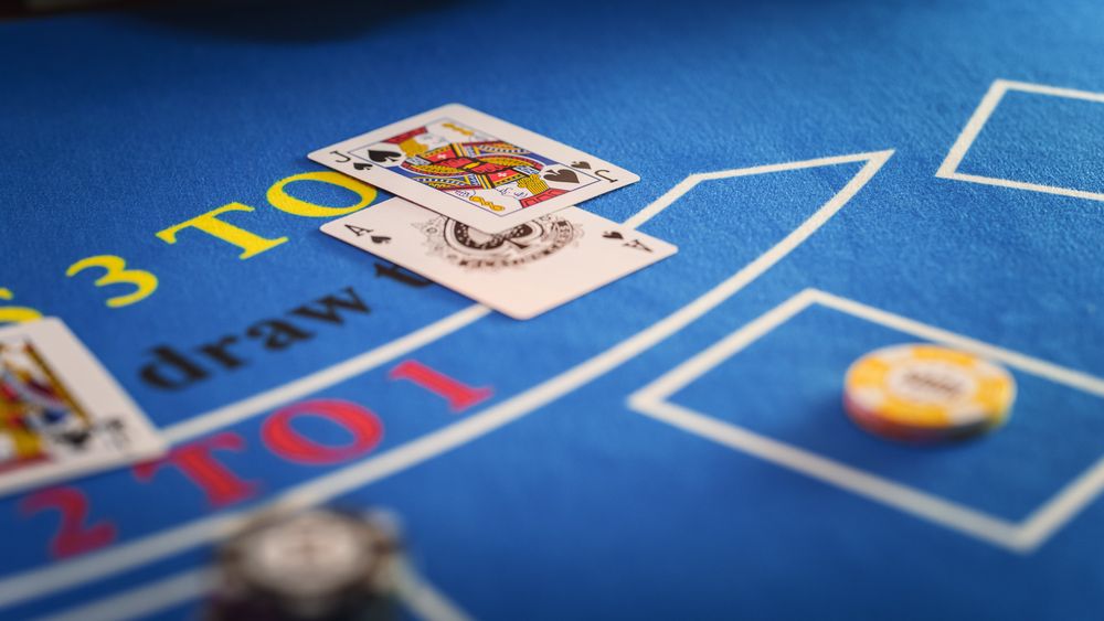 Poker Chips are Being Exchanged as the Lucky Guest Wins the Jackpot