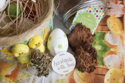Homemade Easter marijuana cookies