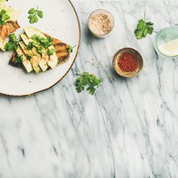 Healthy vegan or vegetarian lunch dish