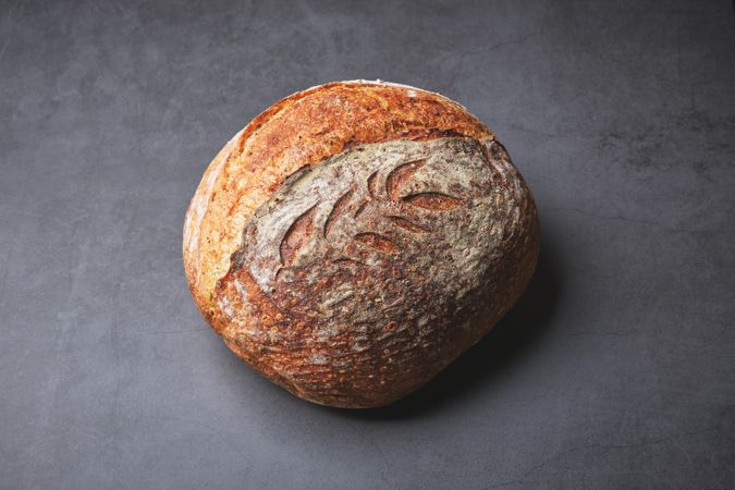 Whole wheat spelt bread with sourdough from organic flour