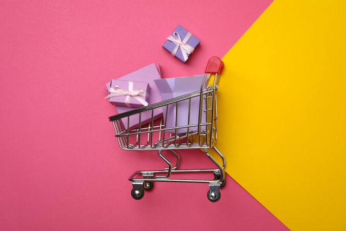 Concept of online shopping, and discounts
