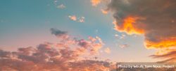 Colorful clouds in the sky at sunset 5R8jrb