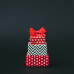 Gift boxed on dark background