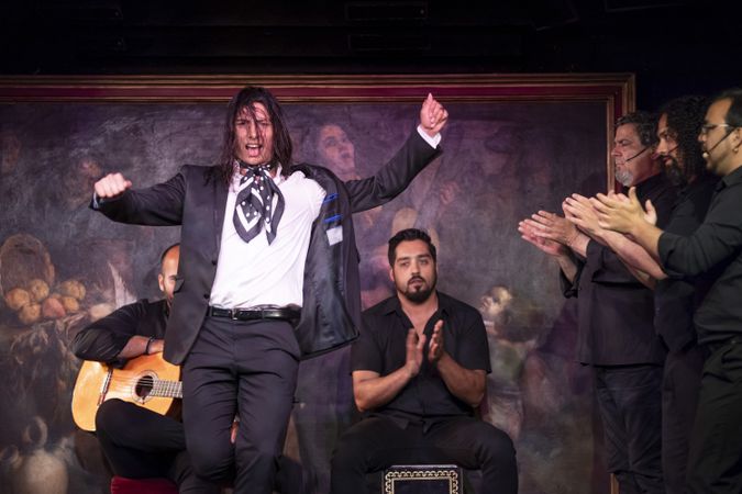 Flamenco performance on stage