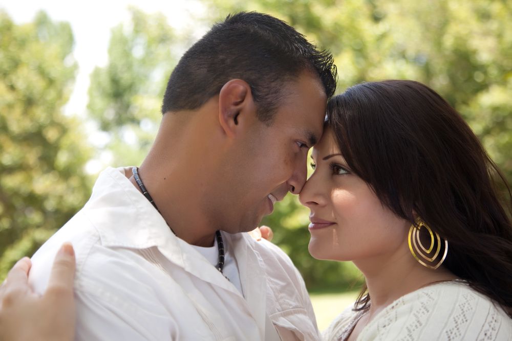 Happy Couple in the Park