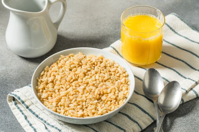 Healthy Sweet Crispy Rice Cereal