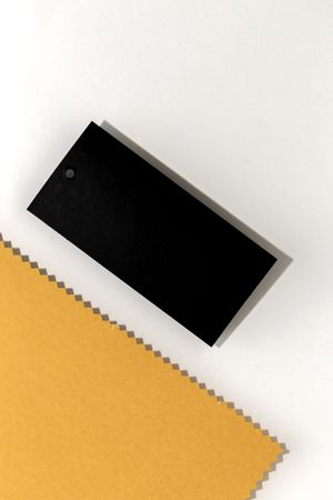 Cardboard labels for price or advertising