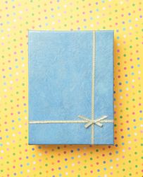 Blue present on dotted pattern
