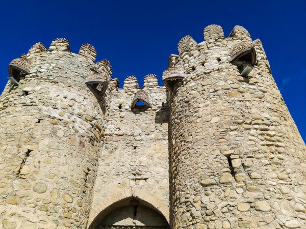 Famous Ninotsminda castle cathedral