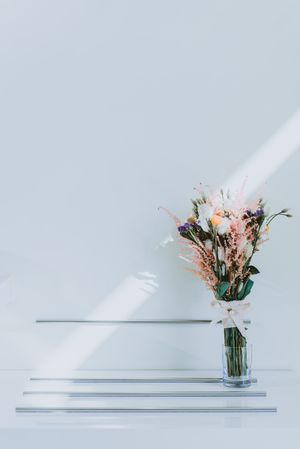 Wonderful fresh flowers in vase