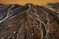 Natural soil and water background