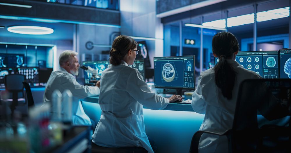Biotechnology Lab Concept.