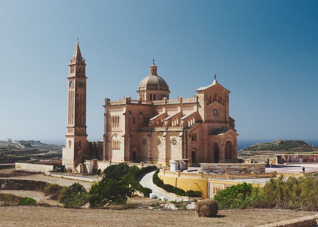 Basilica of Ta‘ Pinu basilica in Gozo, Malta