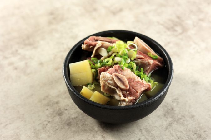 Short Rib Soup in a Hot Pot