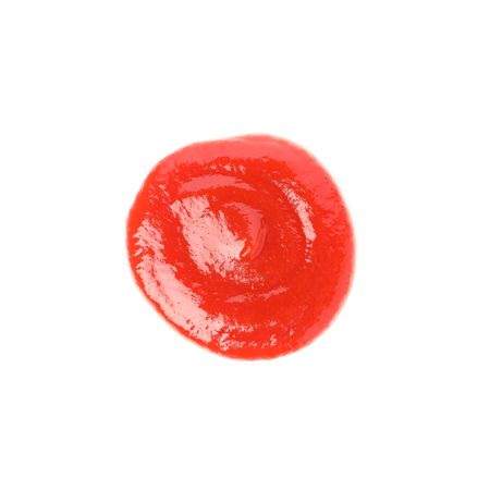 Tasty tomato sauce isolated on neutral background