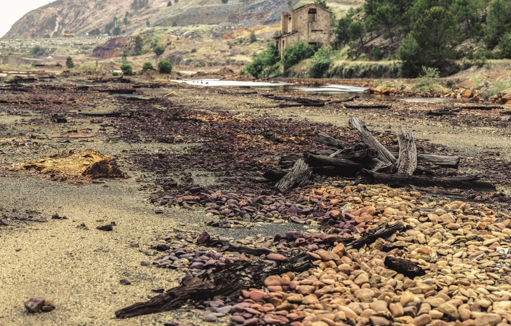 Dry terrain in Riotinto