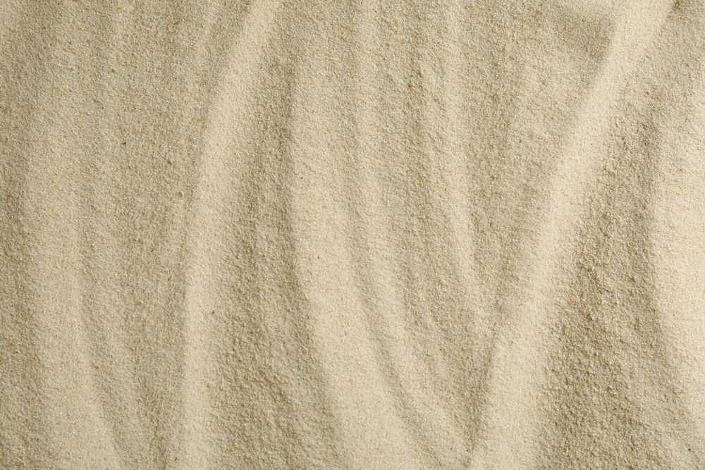 Clear sea sand as background, space for text and closeup. Summer vacation background