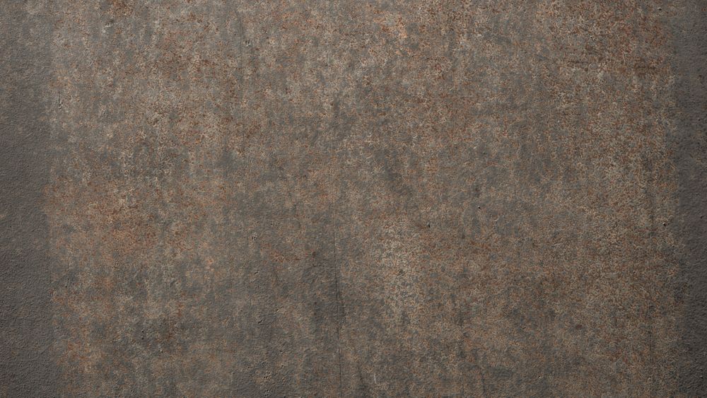 Weathered steel surface with dark oxidation and fine rust pattern