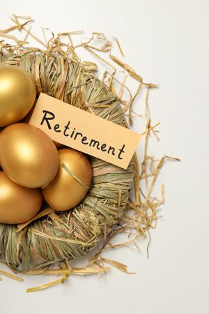 Golden eggs, pension savings, investments and retirement