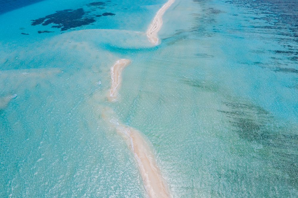 Sand dune in the Indian Ocean