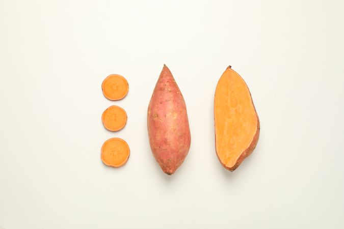 Sweet potato, concept of healthy food, vegetables
