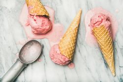 Healthy low calorie summer food concept