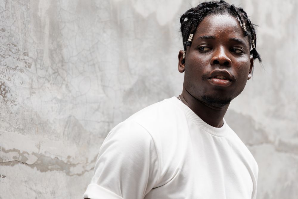 Black man with unique hair