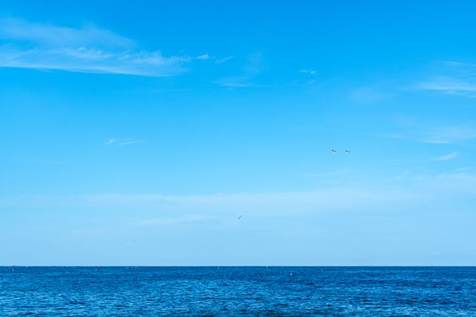 the blue sea