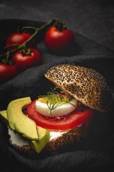 Homemade vegetable sandwich