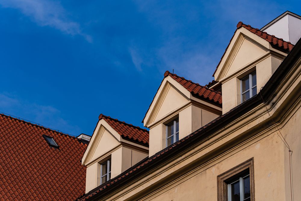 Decooration of the building in Old Prague