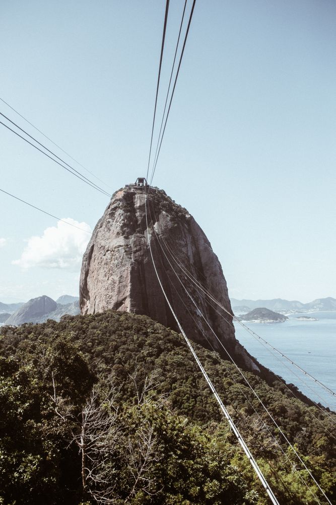 Sugarloaf mountain in Rio de Janeiro, Brazil