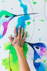 Watercolor painting