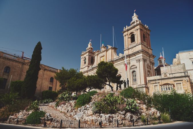 Back of St John’s Cathedral, Valetta, Malta