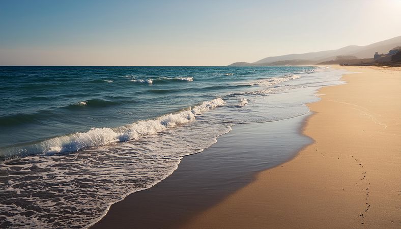 Beach at afternoon