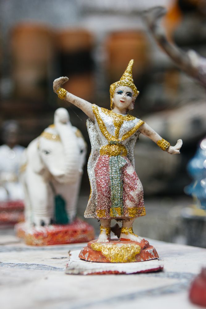 Figurine of dancer in traditional costume