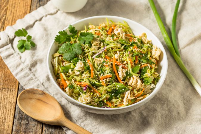 Raw Organic Asian Crunchy Ramen  Salad
