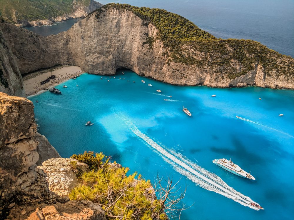 Shipwreck beach in Greece